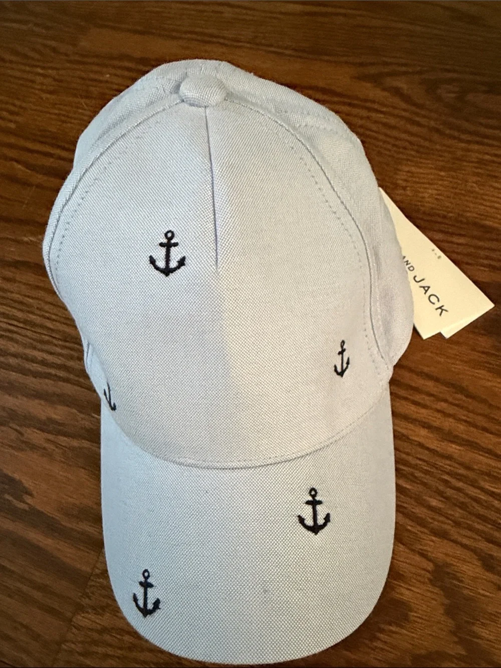 Light Blue Anchor Baseball hat 2-3T NWT